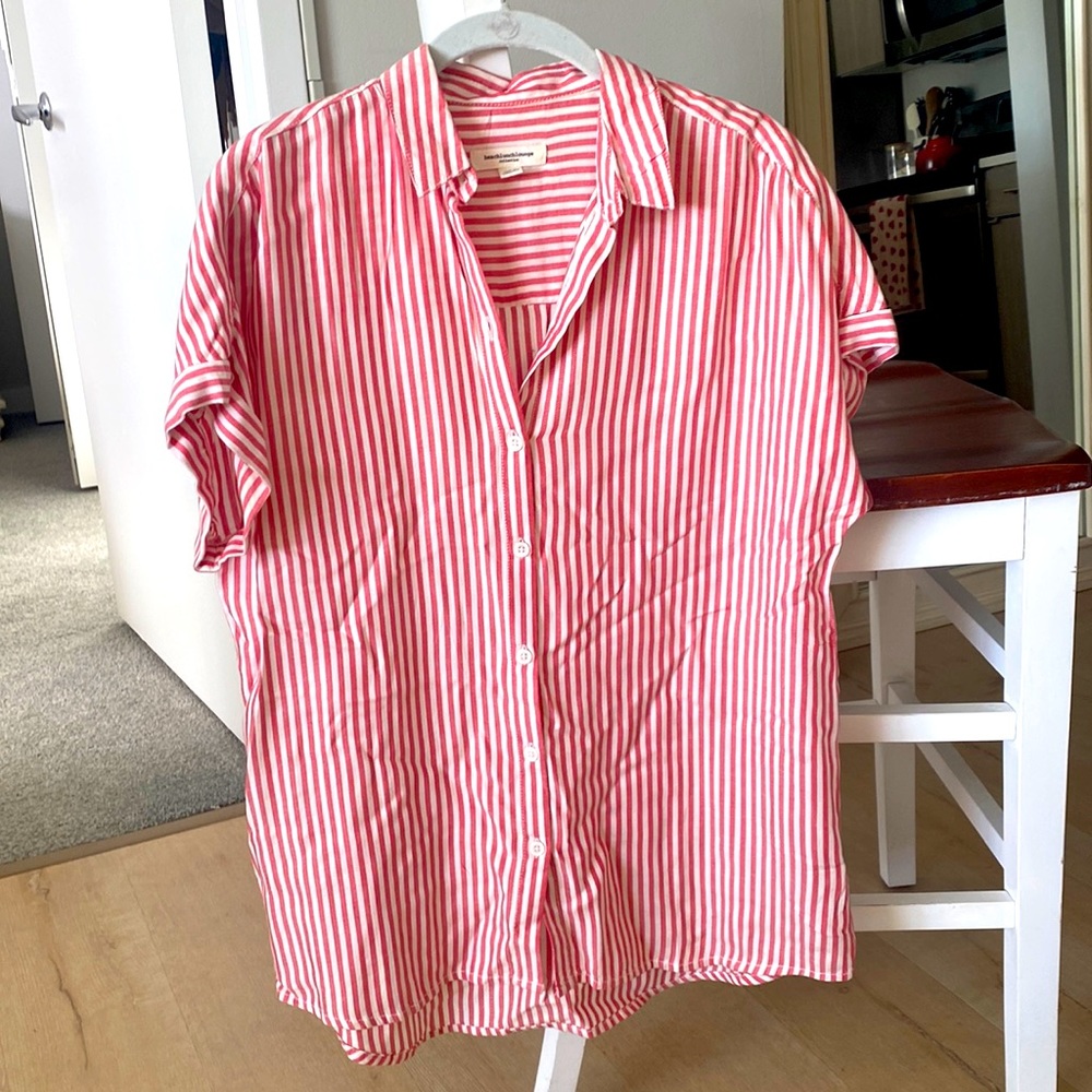 Button Up Pink Blouse